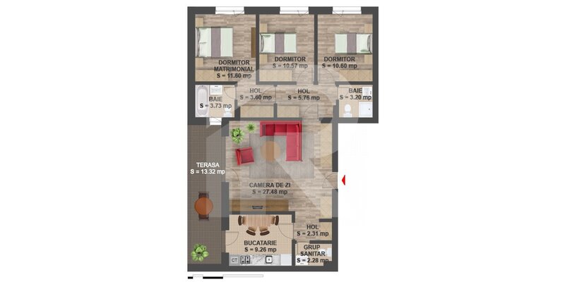 Greenfield - Padurea Baneasa - bloc 2017 cu 2 locuri de parcare